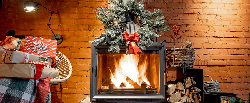 Travis Industries Linear Gas Fireplace Installation in Matthews, North Carolina