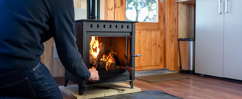 Open Hearth Wood Fireplace Installation in Matthews, NC