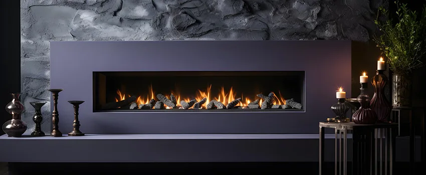 Ember Bed for Ventless Gas Fireplace in Matthews, NC