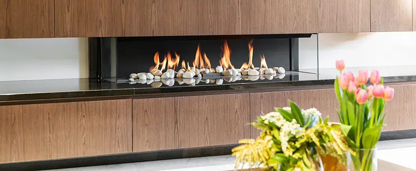 Double-height Fireplace Design Refurbishment in Matthews, North Carolina